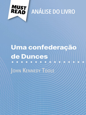 cover image of Uma confederação de Dunces de John Kennedy Toole (Análise do livro)